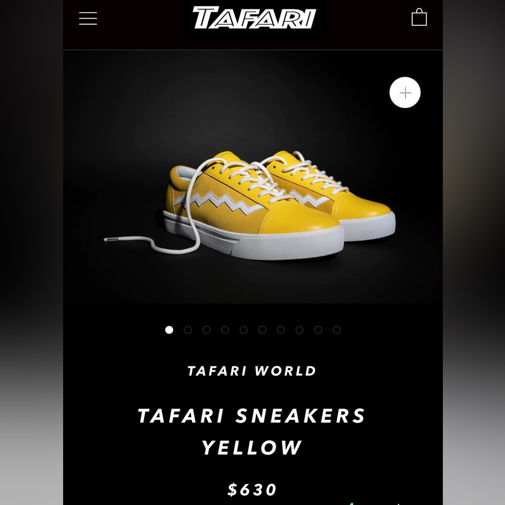TAFARI WORLD TAFARI SNEAKERS yellow